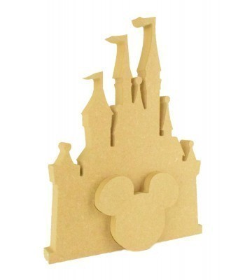 18mm Freestanding MDF Castle with Interlinking Mouse Head Shape